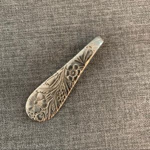 Sterling silver vintage spoon handle keych…